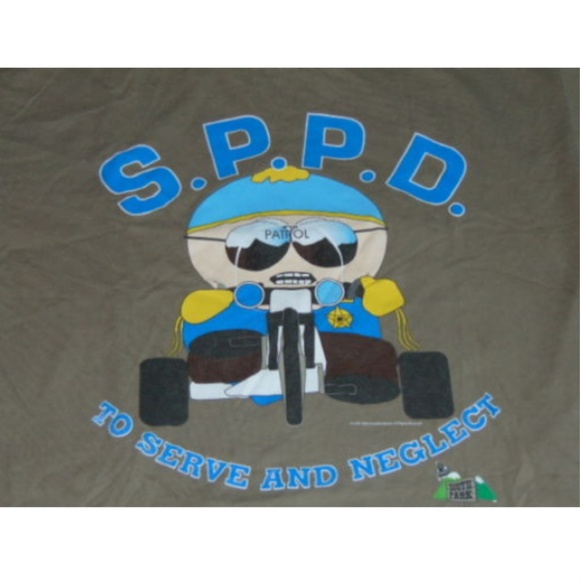 South Park Other - Sold South Park S.P.P.D. To Serve & Neglect Shirt